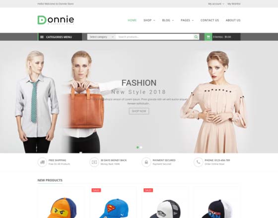 Donnie - Multipurpose WooCommerce Theme