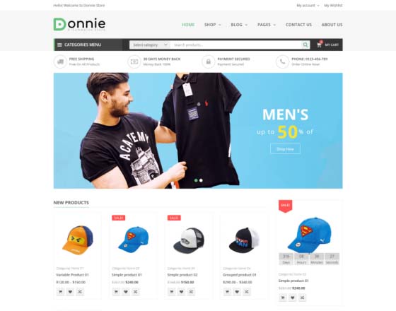 Donnie - Multipurpose WooCommerce Theme