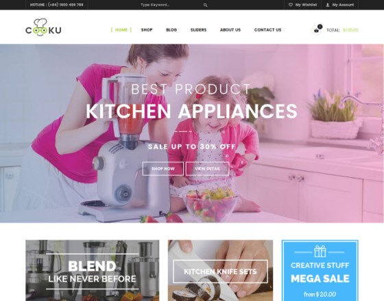 VG Cooku - Clean, Simple WooCommerce WordPress Theme