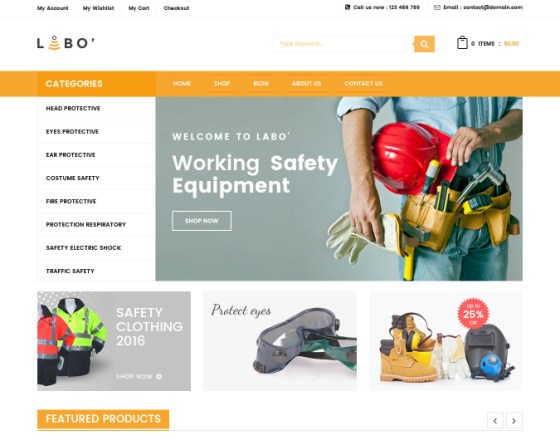 VG Labo - WooCommerce Theme for Tools, Equipment Store