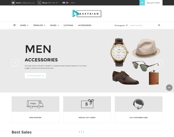 Vina Assyrian - Fashion VirtueMart 3.x Template