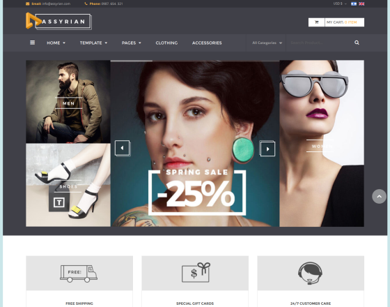Vina Assyrian - Fashion VirtueMart 3.x Template