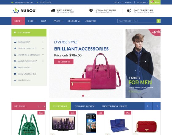 Vina Bubox - VirtueMart Joomla Template for Online Stores