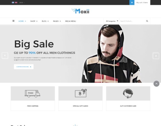 Vina Moxii - Responsive Fashion VirtueMart Template