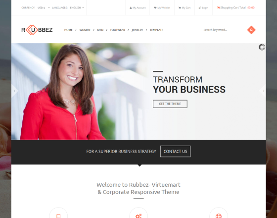 Vina Rubbez - Responsive Multipurpose Joomla Template