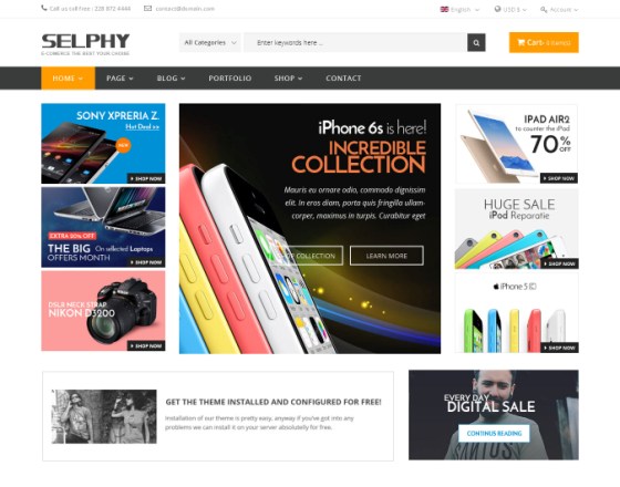 Vina Selphy - Responsive VirtueMart Joomla Template