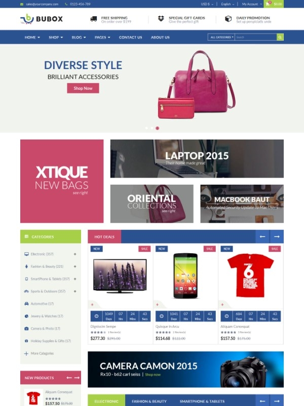 Vina Bubox - VirtueMart Joomla Template for Online Stores