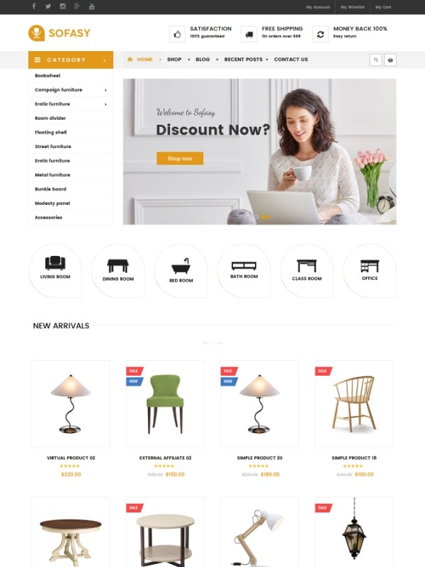 VG Sofasy - Responsive WooCommerce WordPress Theme